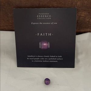 PANDORA Essence Faith Bead Charm